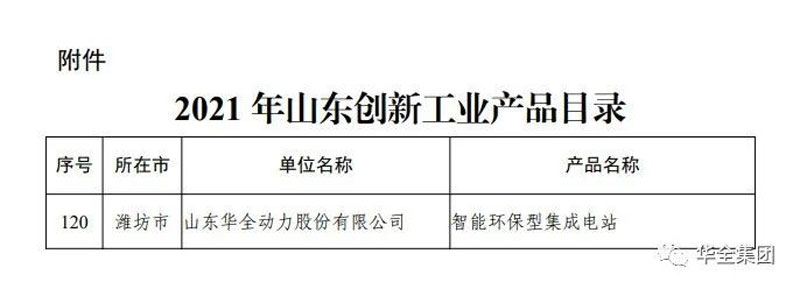 爱游戏登录有限公司研制生产的智能环保型集成电站成功入选该目录